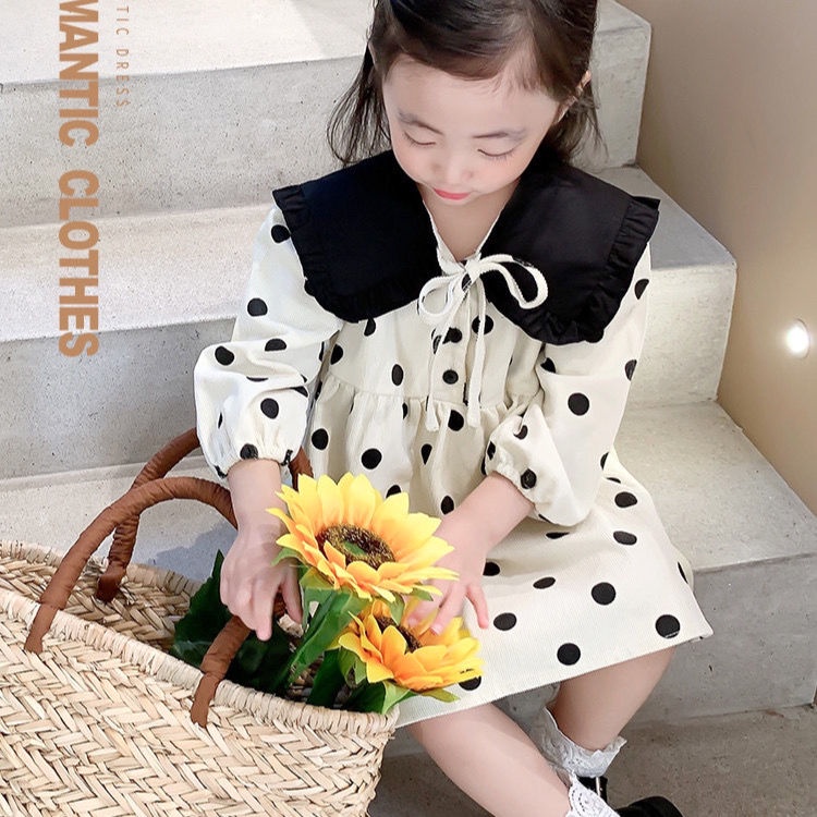 Đầm Dài Tay Thời Trang Mùa Thu 2022 Cho Bé Gái