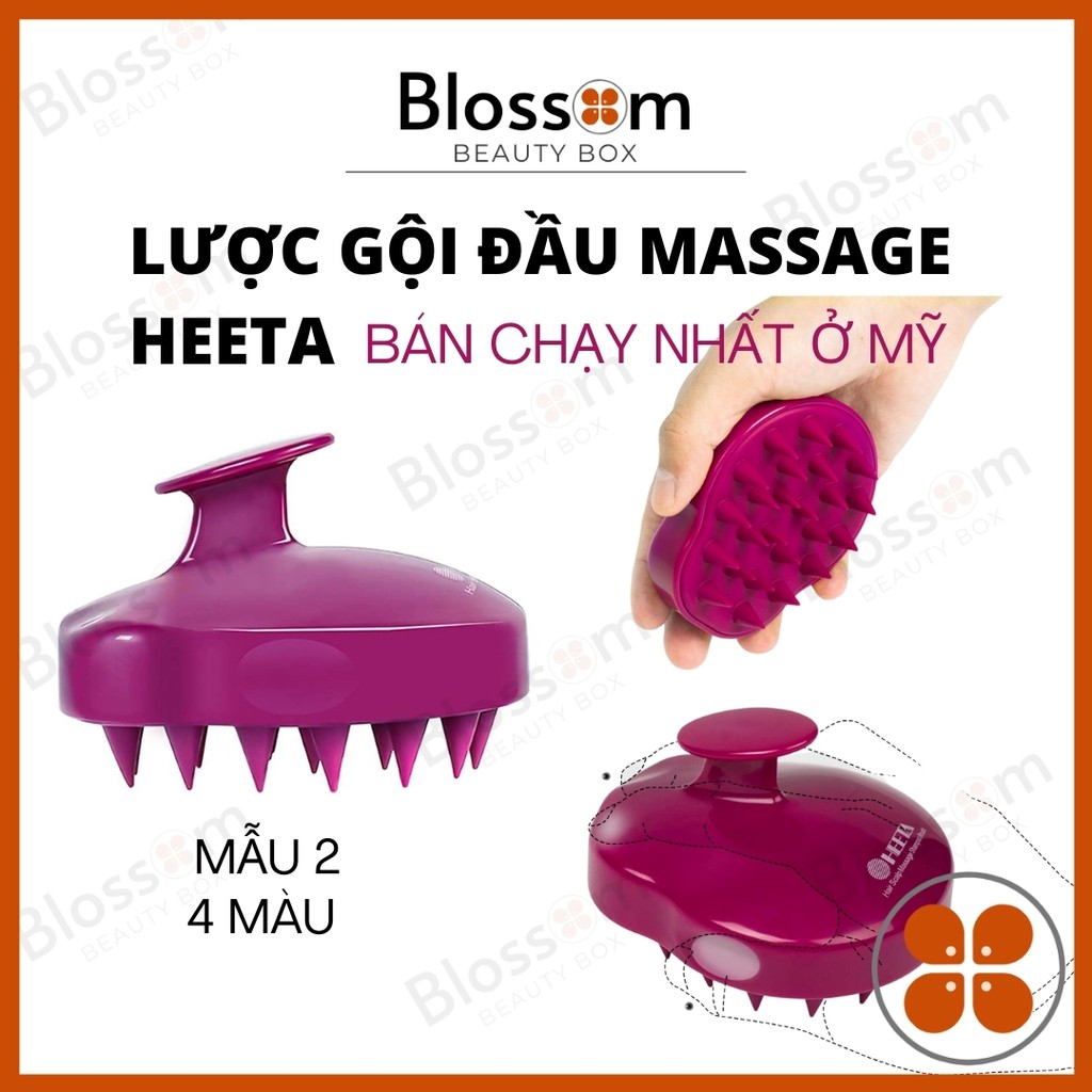 (Hàng Mỹ) Lược gội đầu Massage HEETA (MẪU 2/3)