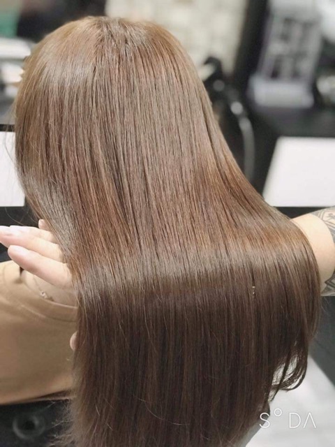 Thuốc nhuộm màu nâu vàng sáng + oxy trợ nhuộm | BigBuy360 - bigbuy360.vn