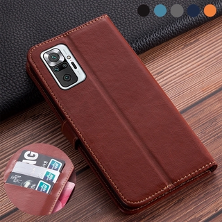 Bao da sang trọng dành cho Xiaomi Redmi Note 10 Pro Note10 Redmi Note 10 Pro