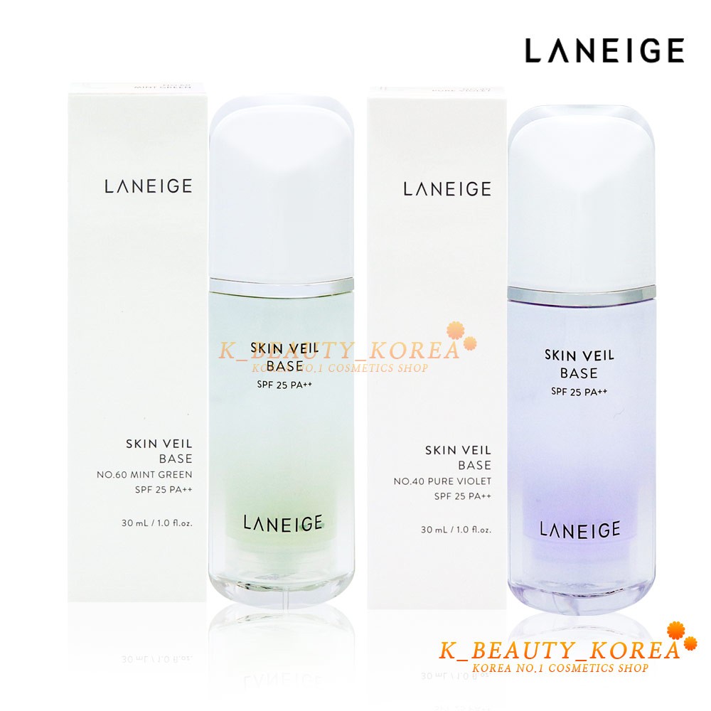 [Hàng mới về] Kem nền da tím & xanh lá LANEIGE 30ml