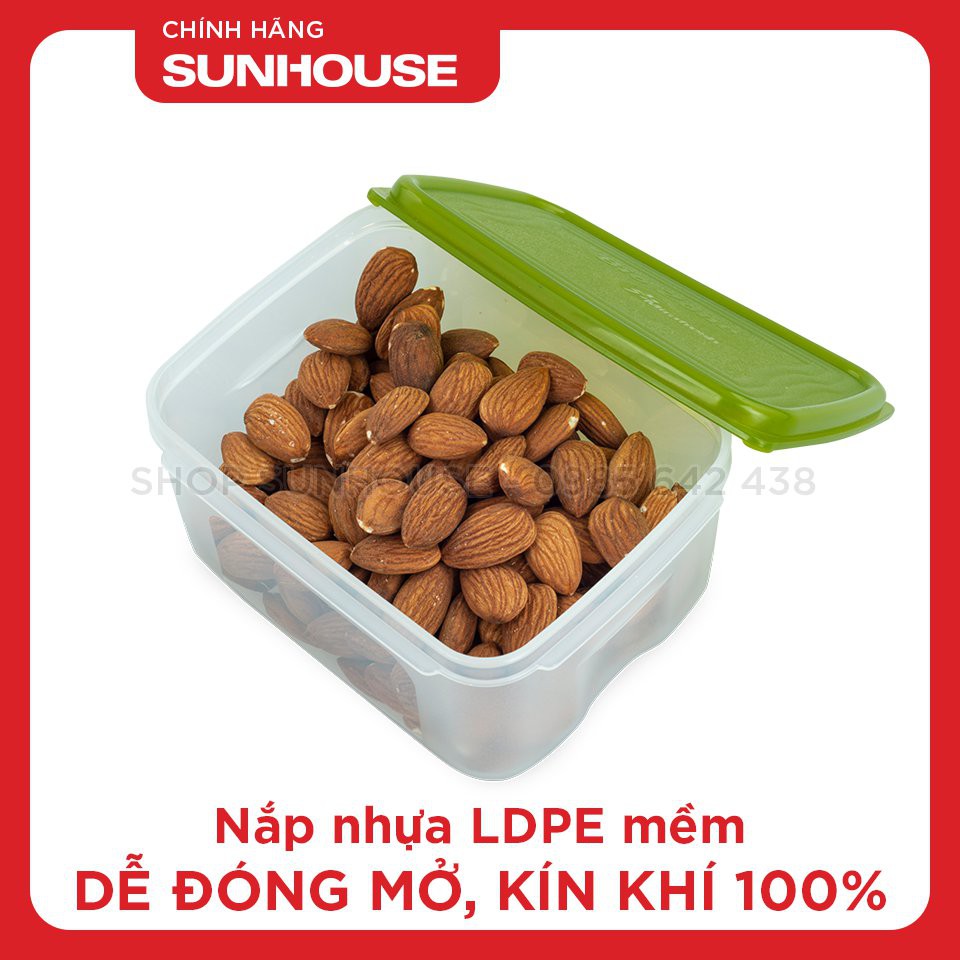 Hộp bảo quản thực phẩm khô BioZone KB-DR500P dung tích 500ml