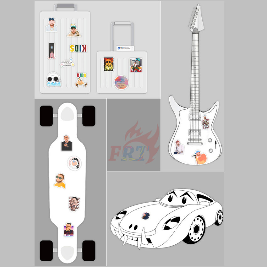 ❉ Mac Miller ：Blue Slide Park - POP Singer Rapper Stickers ❉ 50Pcs/Set DIY Fashion Luggage Laptop Skateboard Decals Doodle Stickers