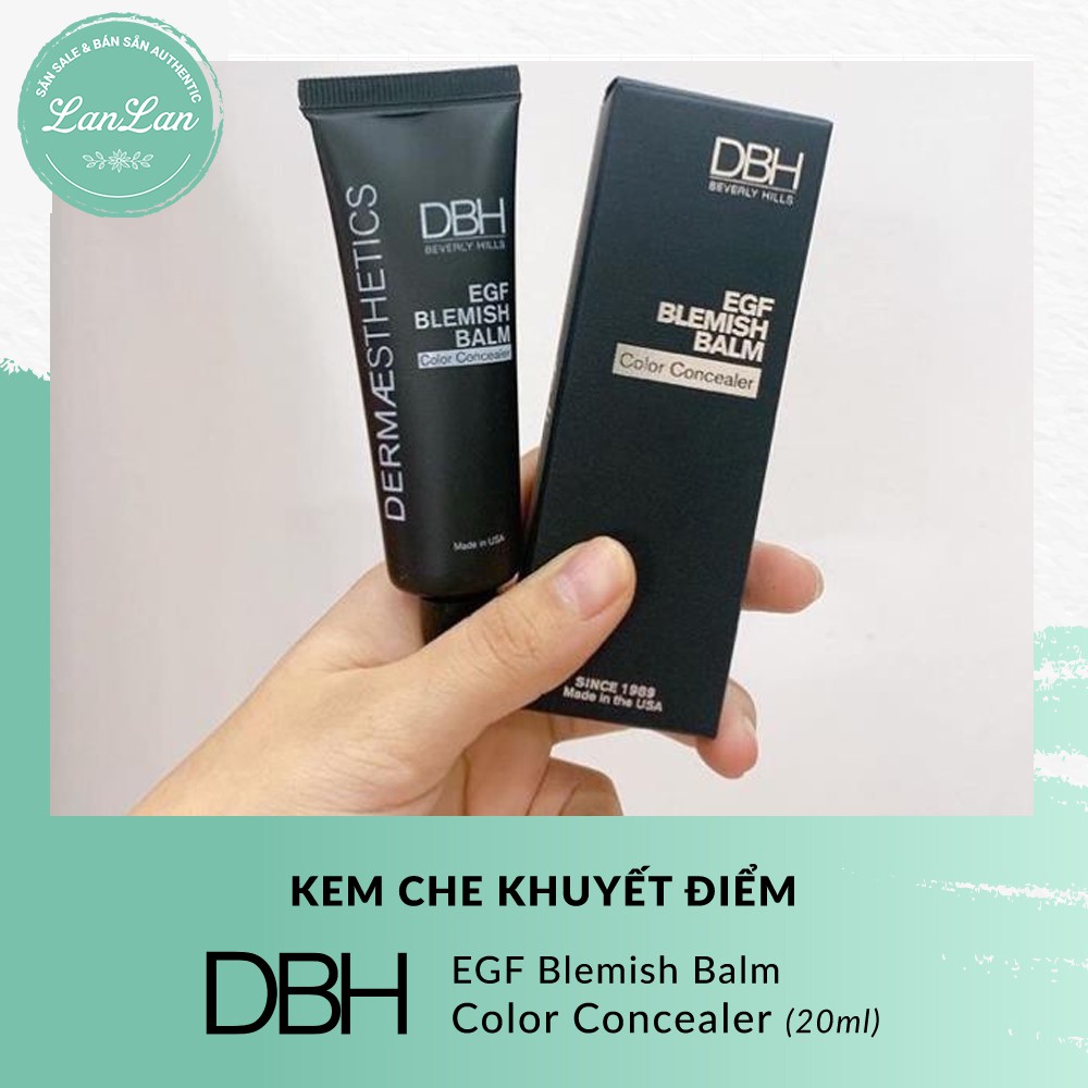 [Hàng Mỹ] Kem che khuyết điểm DBH EGF Blemish Balm Mịn Màng Đều Màu Và Rạng Rỡ