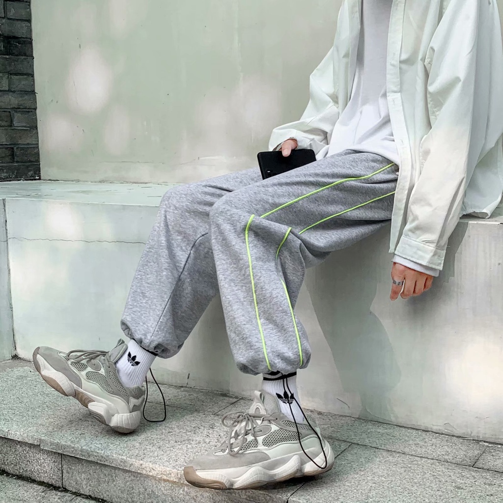 Men's trousers M-2XL personality and versatile wide leg pants