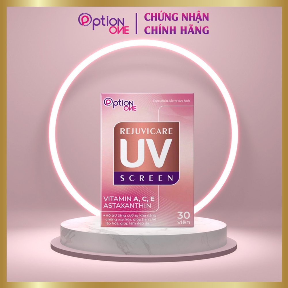 Rejuvicare - Viên uống chống nắng nội sinh - hộp 30v