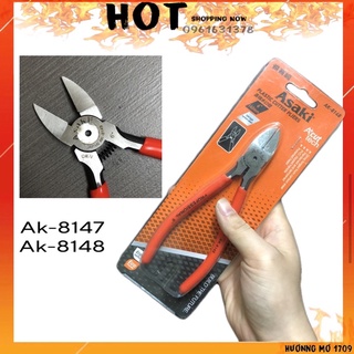 Kìm cắt sát chân, kềm cắt asaki 5' 6' ak-8147, ak-8148