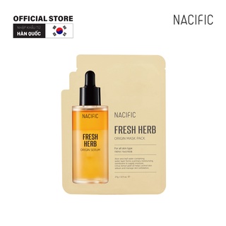 Mặt nạ dưỡng ẩm ngăn ngừa lão hóa Nacific Fresh Herb Origin Mask Pack 27g