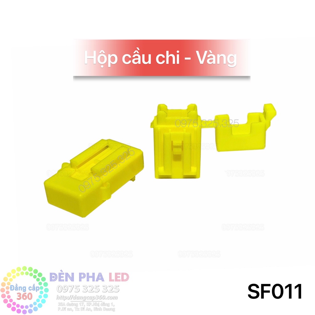 [50 đầu] Hộp cầu chì nhỏ honda - jack 2p pin, dùng socket terminal Connector housing iiib HL - hulane at186 Seido at81