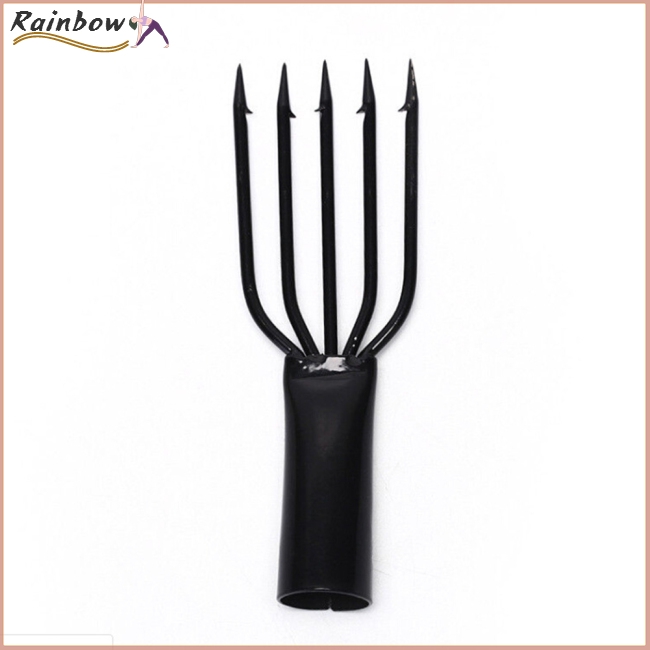 Đầu giáo câu cá 5 chĩa kích thước nhỏ bằng thép lò xo