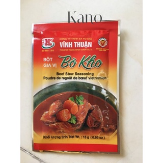 Bột Gia Vị Bò Kho VĨNH THUẬN -gói 15g