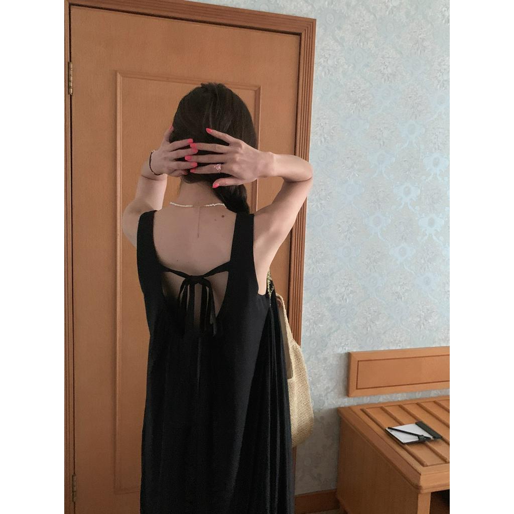 Đầm Hai Dây Thêu Họa Tiết Xinh Xắn Theo Phong Cách Kỳ Nghỉ 64098