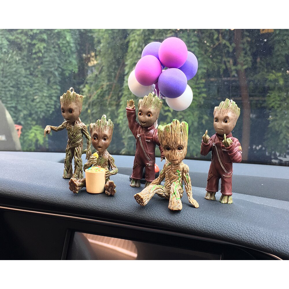 Marvel Phụ Kiện Trang Trí Nội Thất Xe Hơi Hình Nhân Vật Groot Đáng Yêu