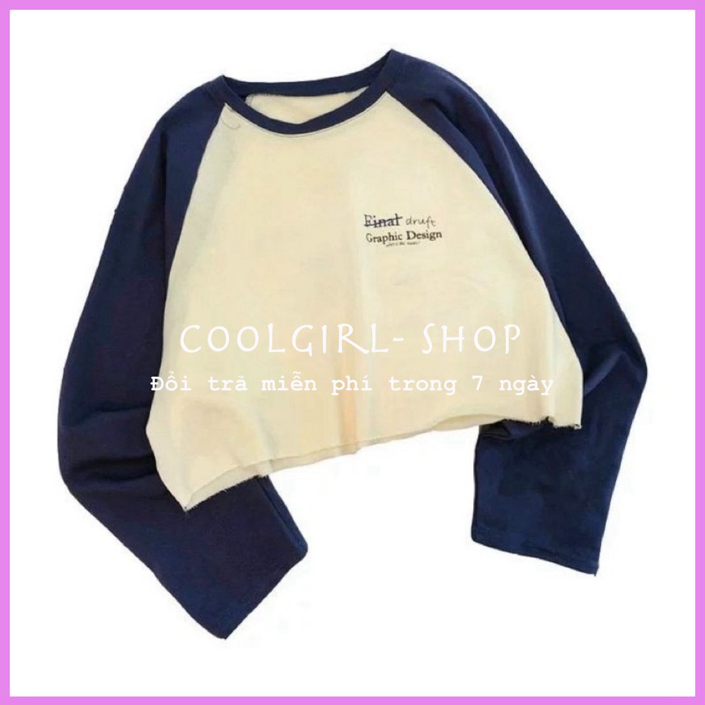 ÁO CROPTOP FOM RỘNG TAY DÀI | BigBuy360 - bigbuy360.vn