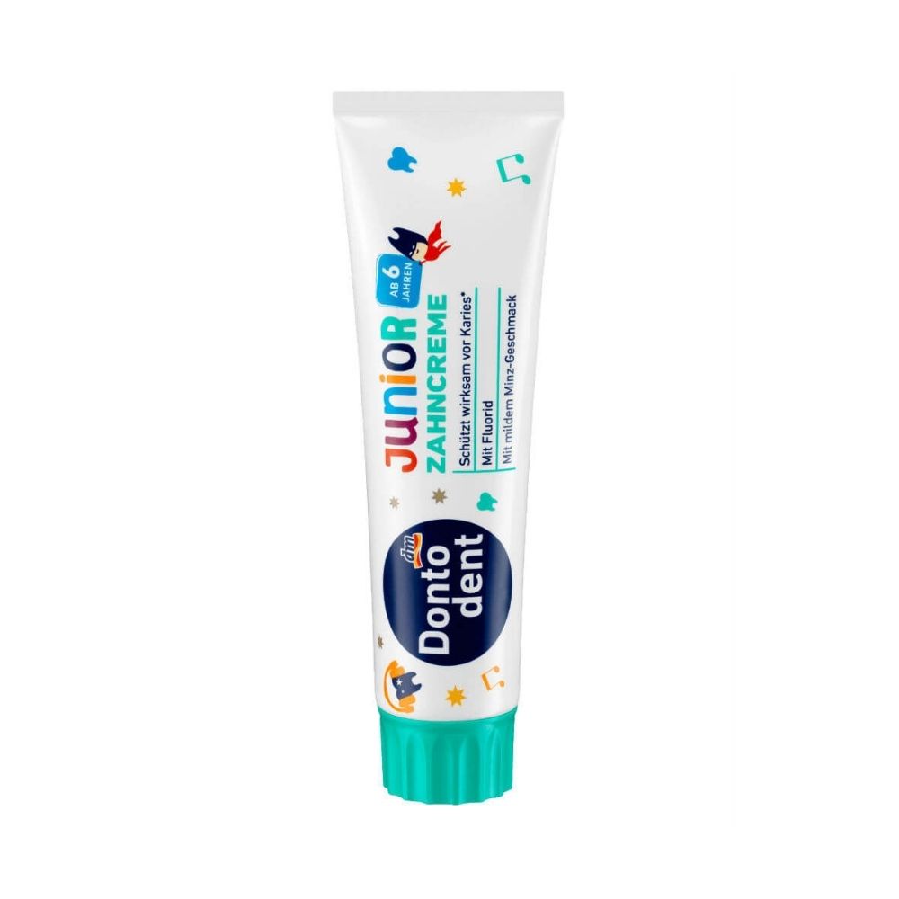 Kem Đánh Răng Dontodent Junior 100ml Cho Trẻ Từ 6 Tuổi Hàng Chính Hãng