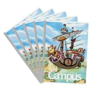 Combo 5 vở kẻ ngang 200 trang campus A4