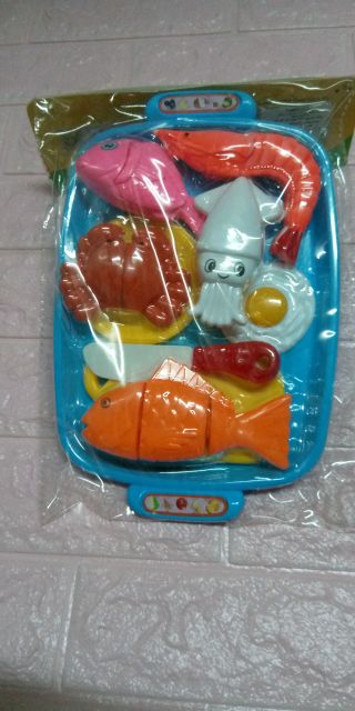 Đồ Chơi Nhà Bếp Cắt Tôm Cua Cá 🦐🦀 còn hình 7-8