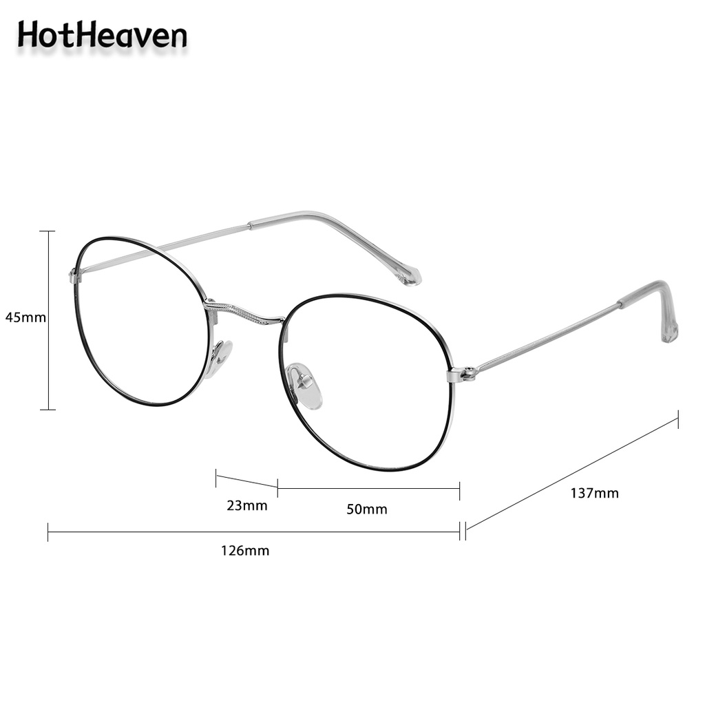 Kính Mát Gọng Oval Chống Tia Bức Xạ Ánh Sáng Xanh 3 Phong Cách Unisex
