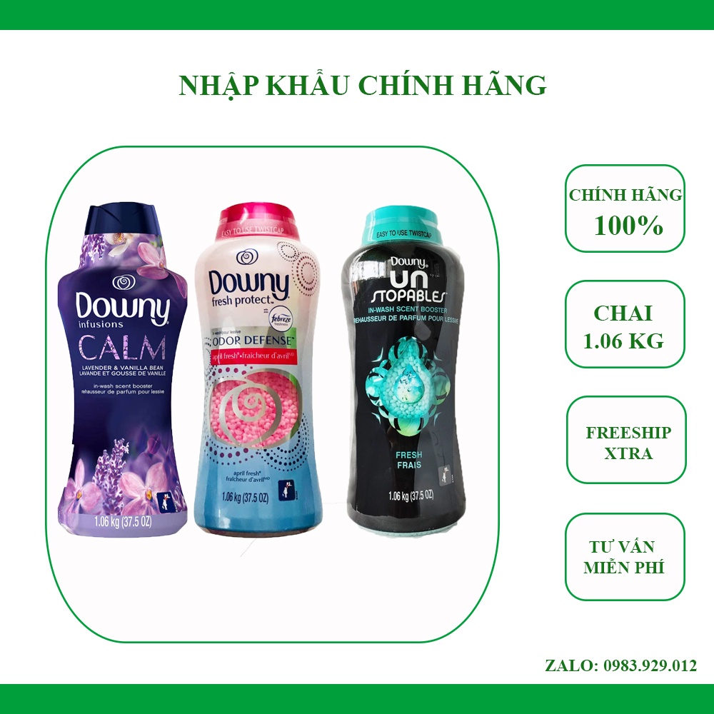 Hạt (viên) xả thơm và mềm vải Downy Fresh Protect