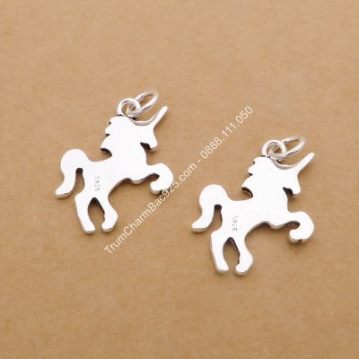 Charm bạc s925 Charm Ngựa 1 sừng AH169