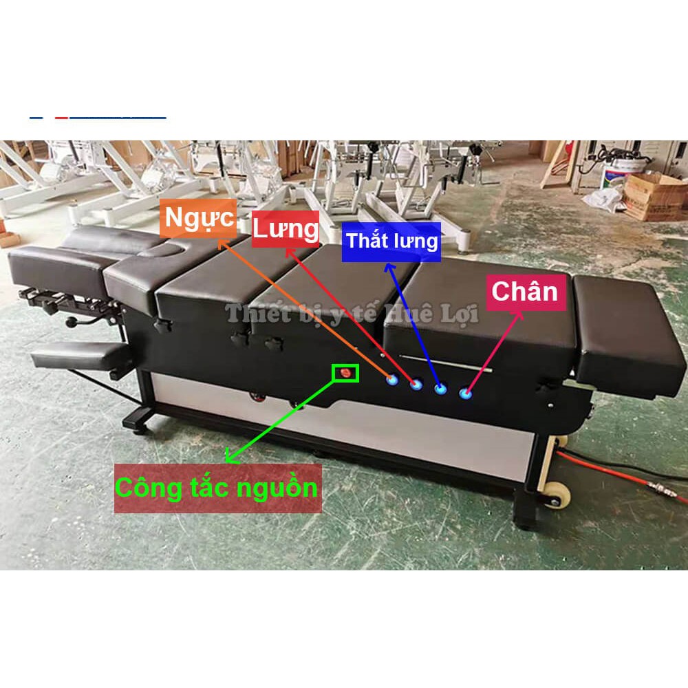 Giường tác đông cột sống sử dụng điện