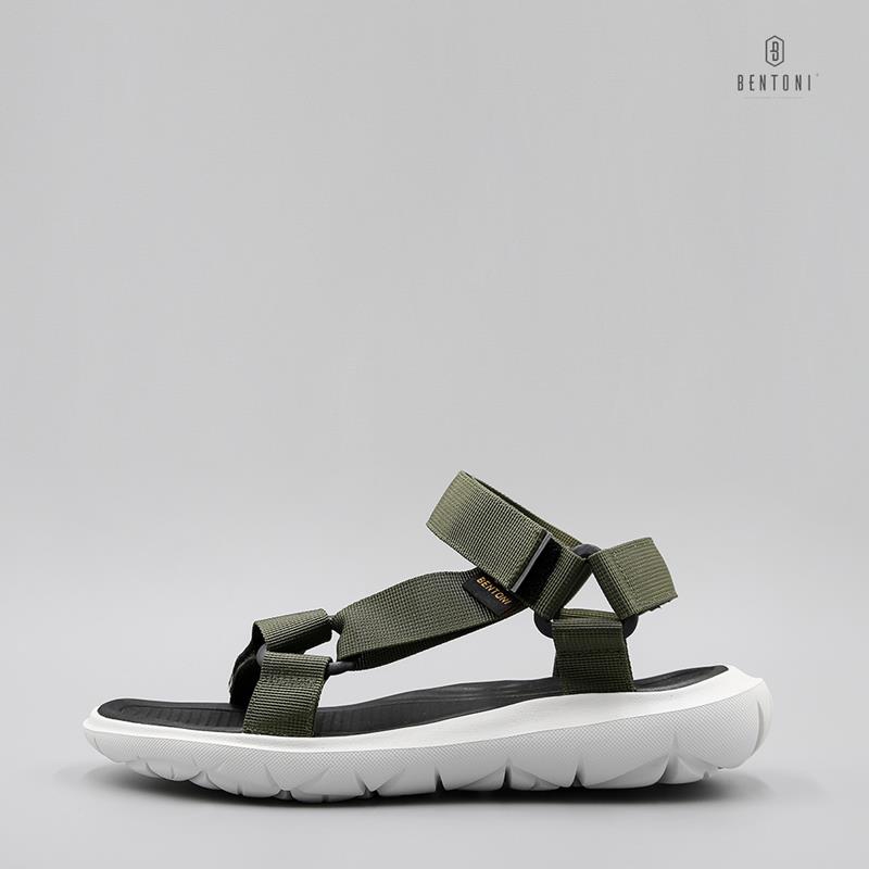 Dép xăng đan nam Bentoni - S19 The Simple Sandal AVA0305XRBEN001 (Xanh rêu)