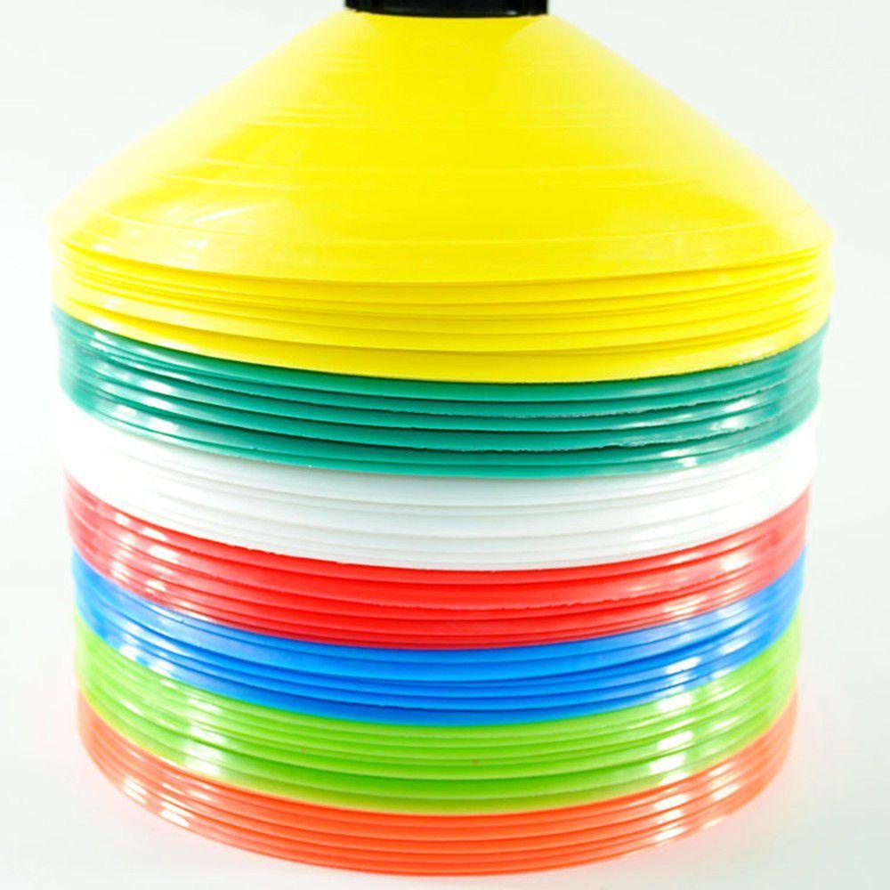 Set 10 Quả Bóng Đá Hình Nón Luyện Tập Áp Suất Không Gian