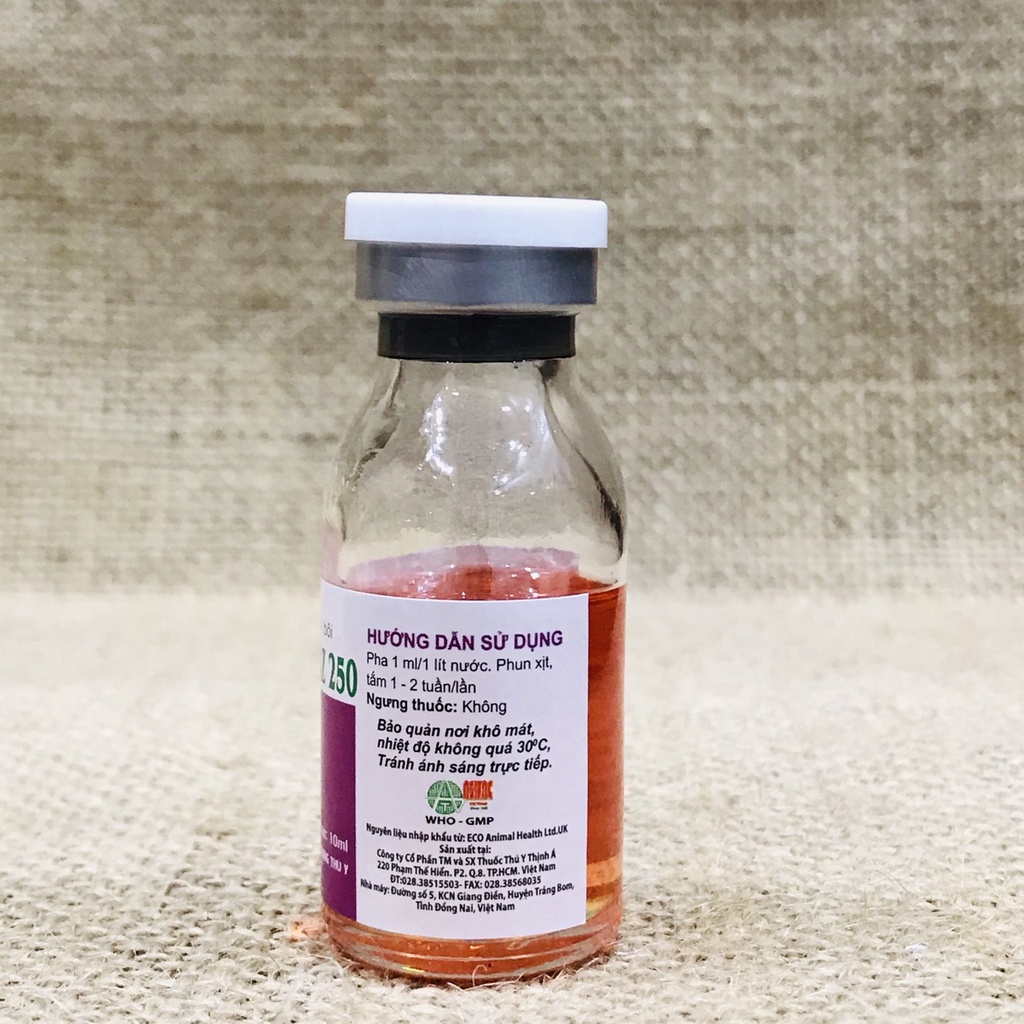 Asi Ecotraz 250 10 Ml Pha Tắm Ve Ghẻ, Rận Tai Hiệu Quả Tức Thì
