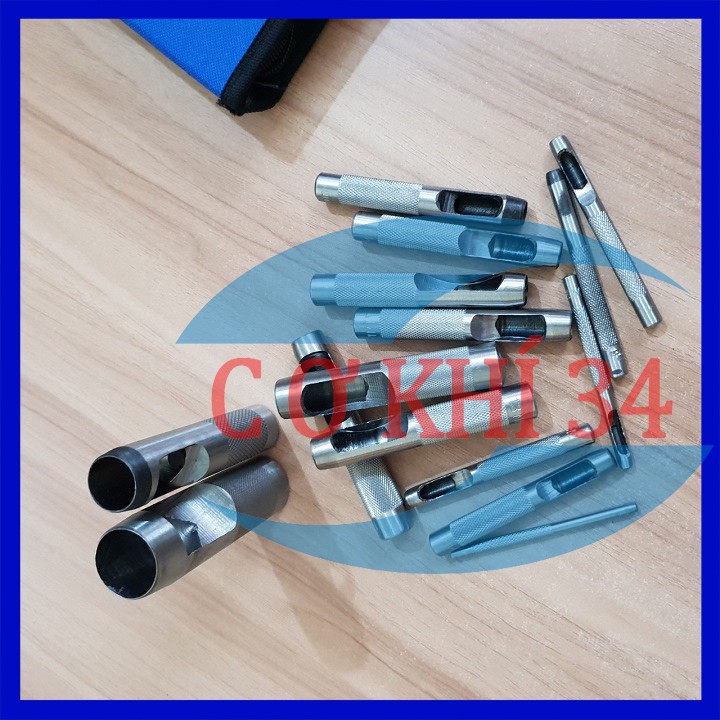 Bộ đục lỗ tròn 15 chi tiết 3-25mm Cao Cấp