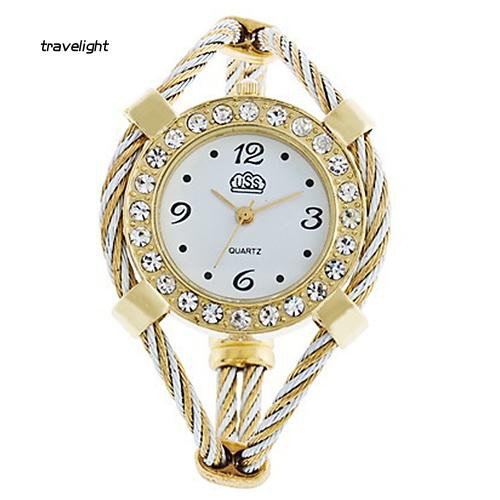 Đồng Hồ Đeo Tay Dây Bện Thời Trang Cổ Điển Cho Nữ