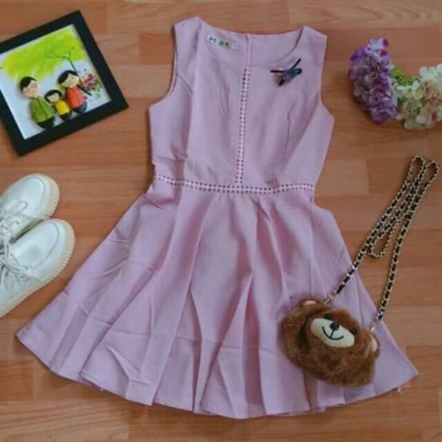 Đầm xô xòe freesize