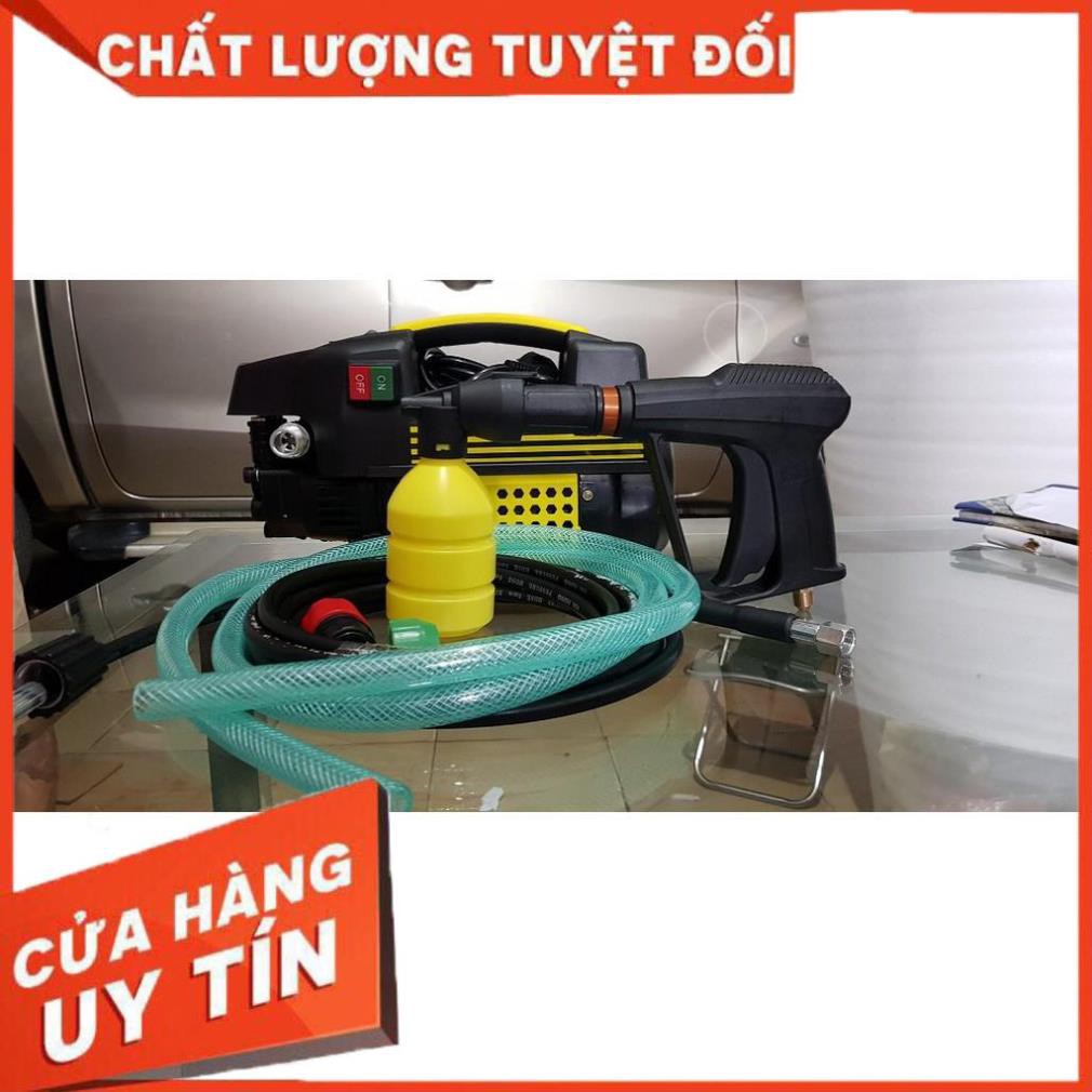 Máy xịt rửa mini - máy rửa xe - 1800W - motor từ- tự hút nước