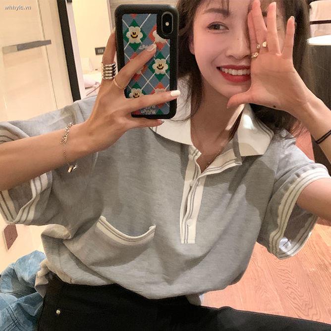 Áo polo Tay Ngắn Dáng Rộng Thiết Kế Mới Thời Trang Mùa Hè Theo Phong Cách Nhật Bản Cho Nữ 2-300 Kg | BigBuy360 - bigbuy360.vn