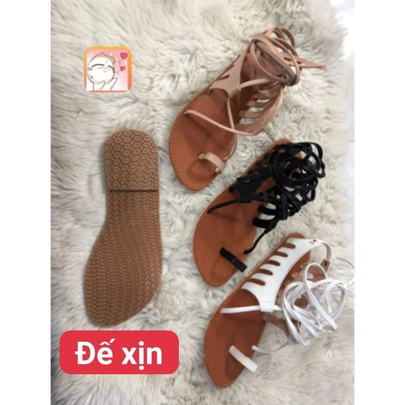 Sandal xỏ ngón quấn vòng lên gối (đế xịn loại 1)