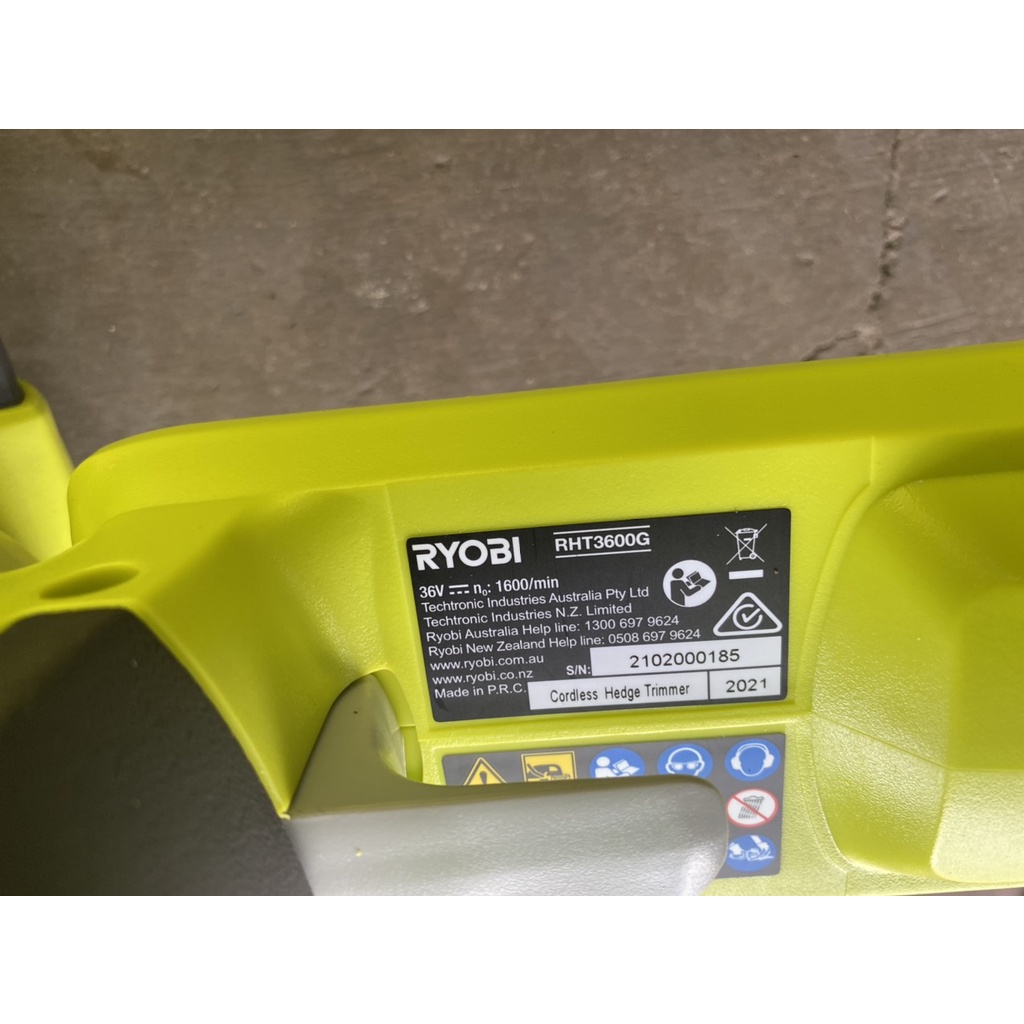 THÂN MÁY TỈA HÀNG RÀO RYOBI 36V - RHT3600G