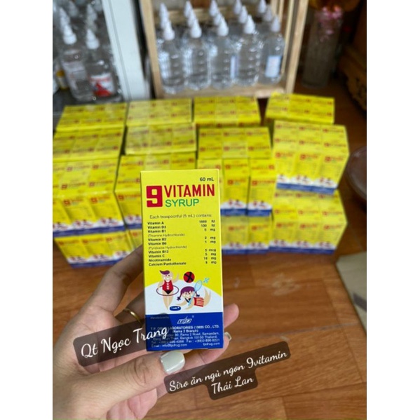 VITAMIN TĂNG CÂN THÁI LAN_ dạng siro cho trẻ em từ 1 tuổi, vị thơm ngon tiện lợi