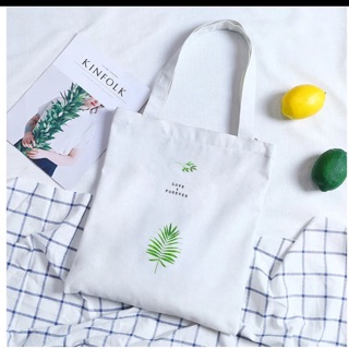 Tote lá xinh size vừa a4, laptop 13 inch