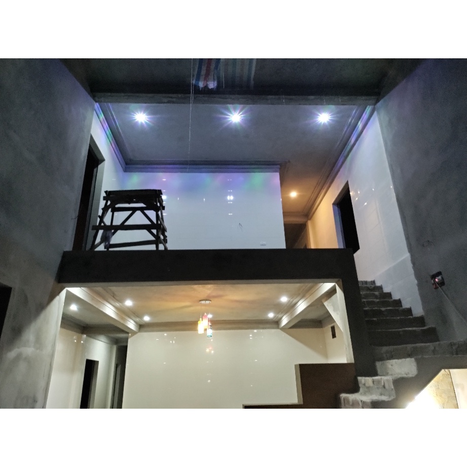 Đèn led âm trần 3 chế độ màu mẫu hoa cúc