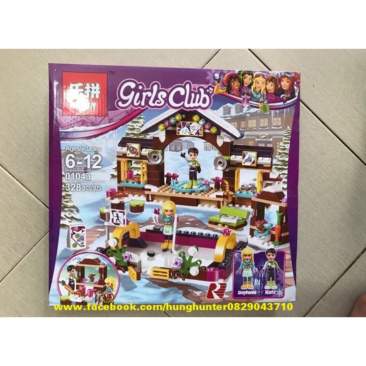 Bộ lắp ráp Lego Friends sân khấu ca hát mùa đông Lepin 01043