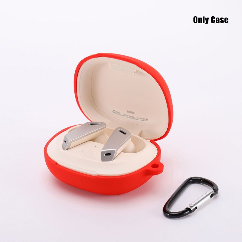 Vỏ Bảo Vệ Hộp Sạc Tai Nghe Edifier Tws Nb2 Bằng Silicon Chống Bụi Kèm Móc Khóa