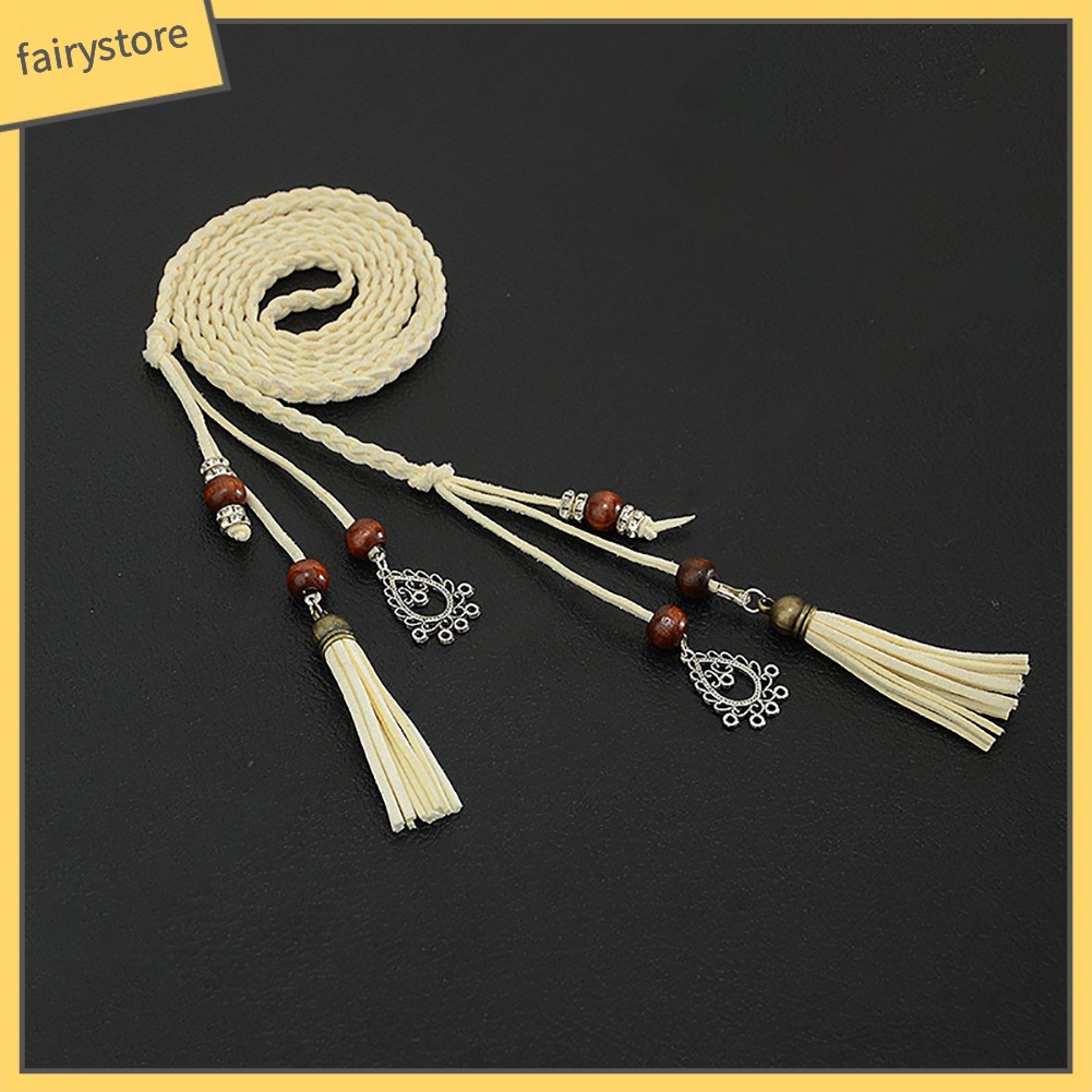 Thắt Lưng Dây Bện Đính Hạt Thiết Kế Tinh Tế