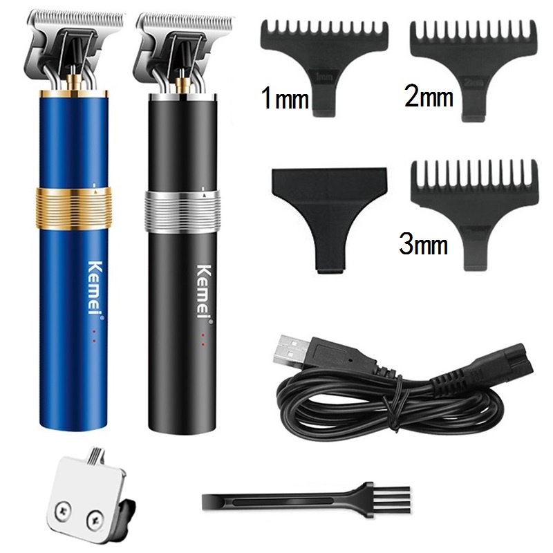 Tông đơ KEMEI cắt tóc chuyên dụng cho nam có thể sạc lại