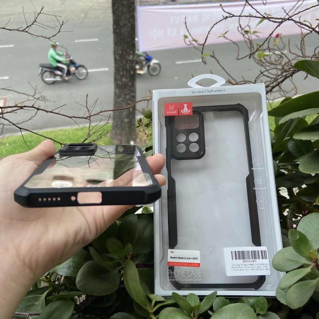 [Hỏa Tốc HCM] Ốp lưng XUNDD Redmi Note 11 4G/ 11S 4G/ Note 11 Pro/ 11 Pro Plus 5G - Chống sốc, Viền TPU, Mặt lưng trong