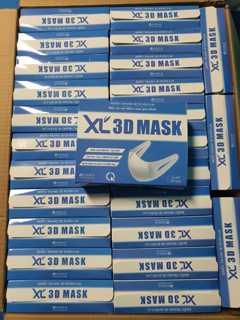 Khẩu trang XL 3D Mask ( Hộp 50 cái) | BigBuy360 - bigbuy360.vn