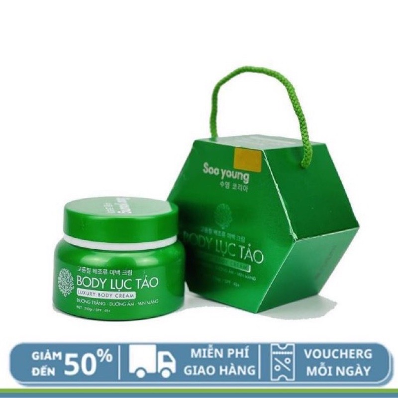Kem body lục tảo soo young