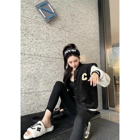 Bomber C tay lông xù