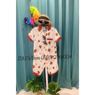 Bộ ngủ Pyjama quần lửng chất liệu lụa cao cấp