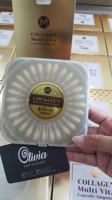 Viên Collagen tươi Ammud Multi Vita Ampoule Hàn Quốc 28 Viên