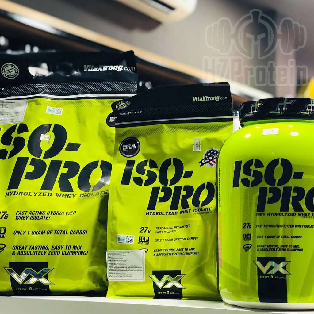 ISO PRO – SỮA BỔ SUNG WHEY HYDROLYZED HẤP THỤ SIÊU NHANH (5 LBS)