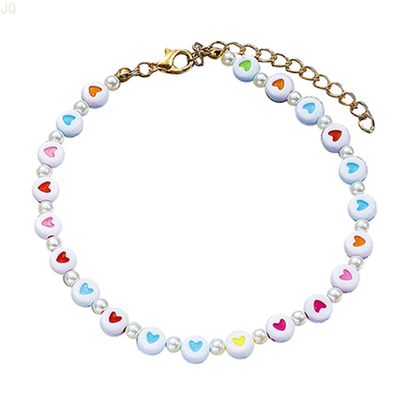 Lắc Chân Chuỗi Hạt Nhiều Màu Sắc Phong Cách Bohemian